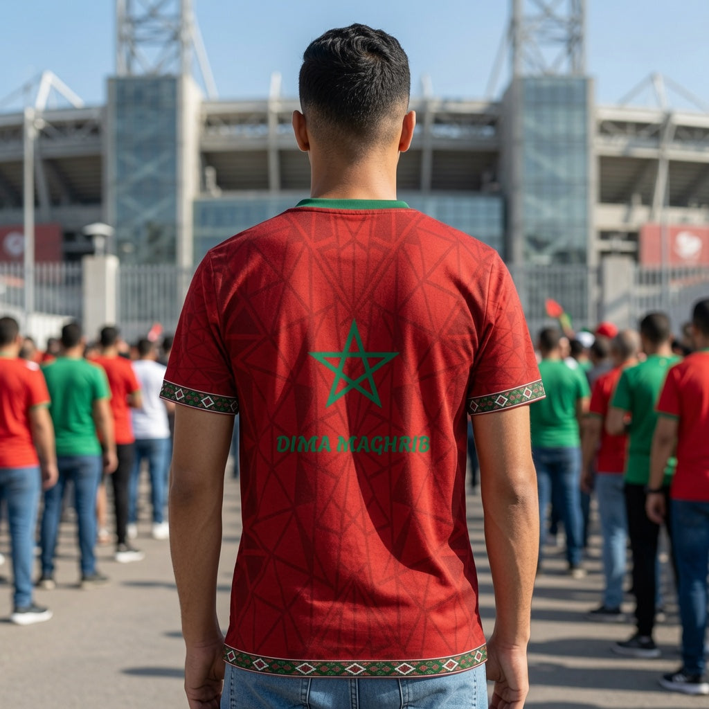 Morocco Football Jersey – Maroc Dima Maghrib Atlas Lions Jersey