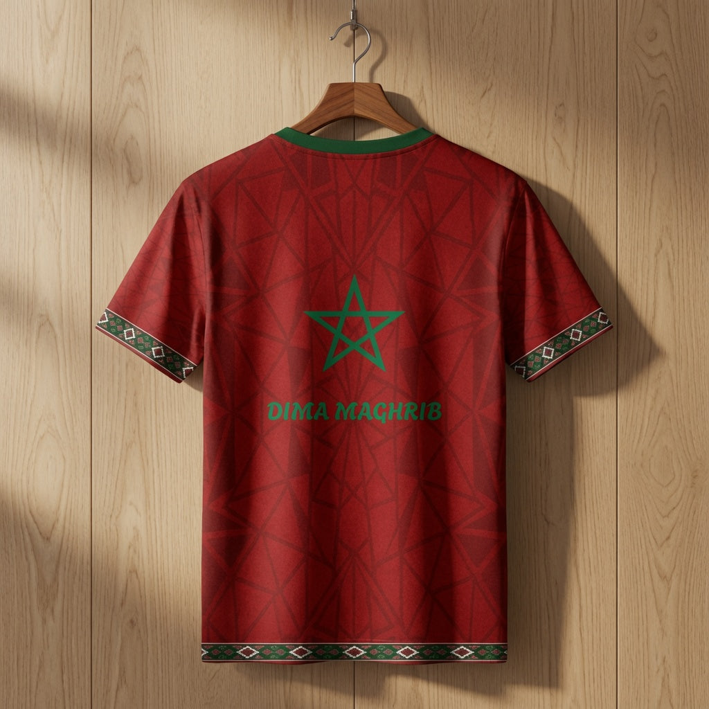Morocco Football Jersey – Maroc Dima Maghrib Atlas Lions Jersey