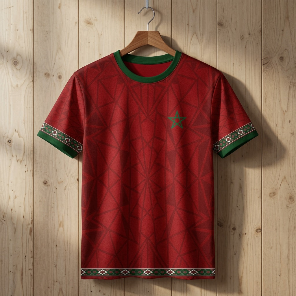 Morocco Football Jersey – Maroc Dima Maghrib Atlas Lions Jersey