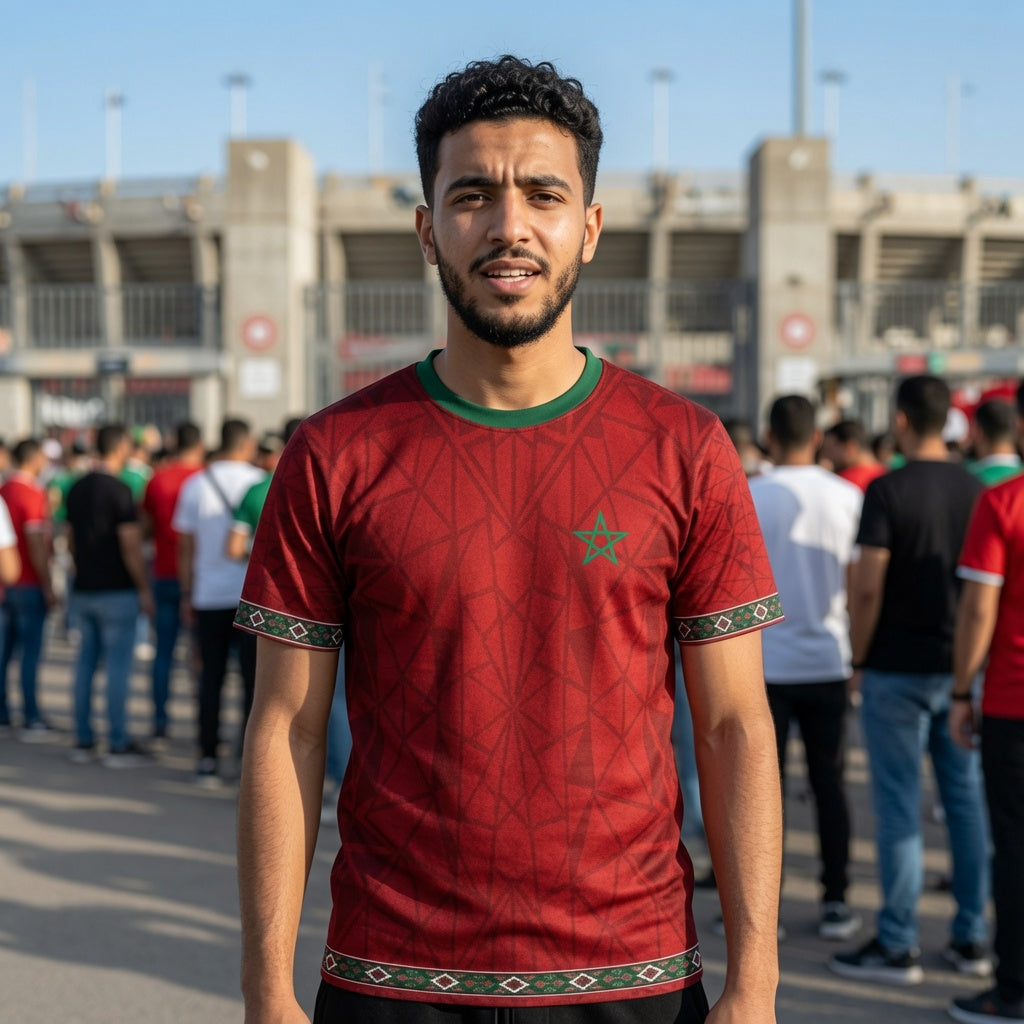 Morocco Football Jersey – Maroc Dima Maghrib Atlas Lions Jersey